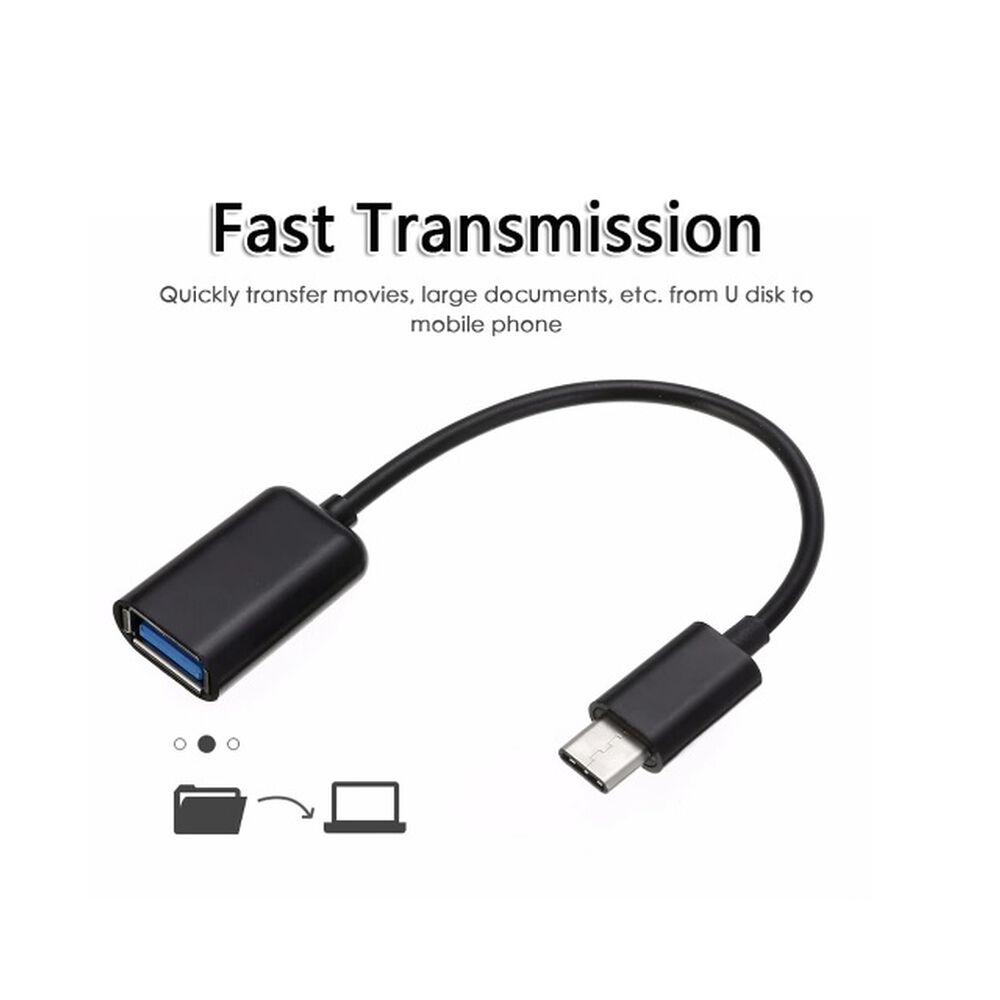 Adaptador Cable Tipo C A Usb Conversor Tipo C Macho A Usb Normal Hembra Celulares image number 2.0