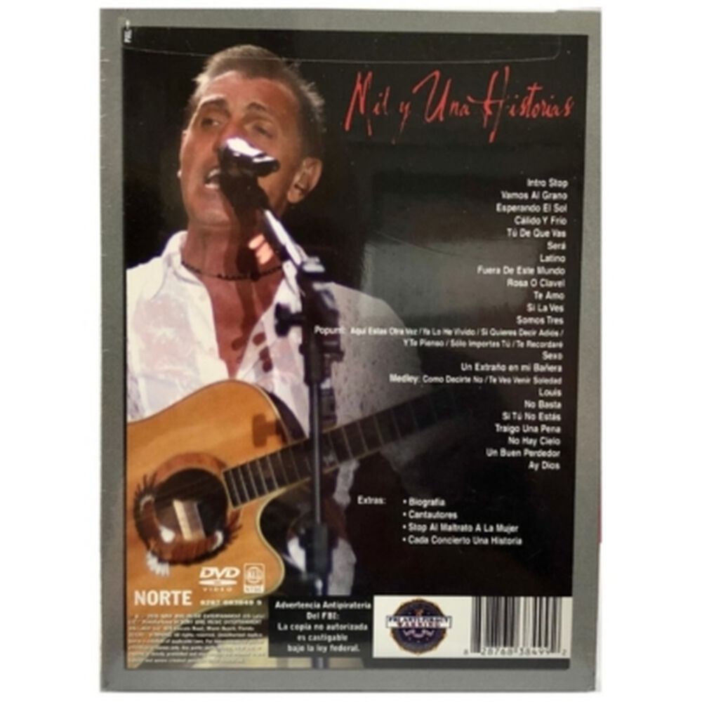 Franco De Vita - Mil Y Una Historias En Vivo | Dvd image number 4.0