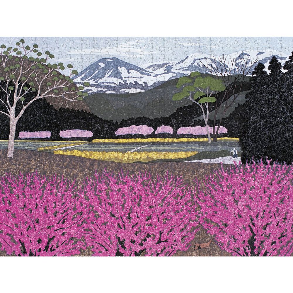Rompecabeza Kazuyuki Ohtsu: Flowers In Village 500 Piezas image number 1.0