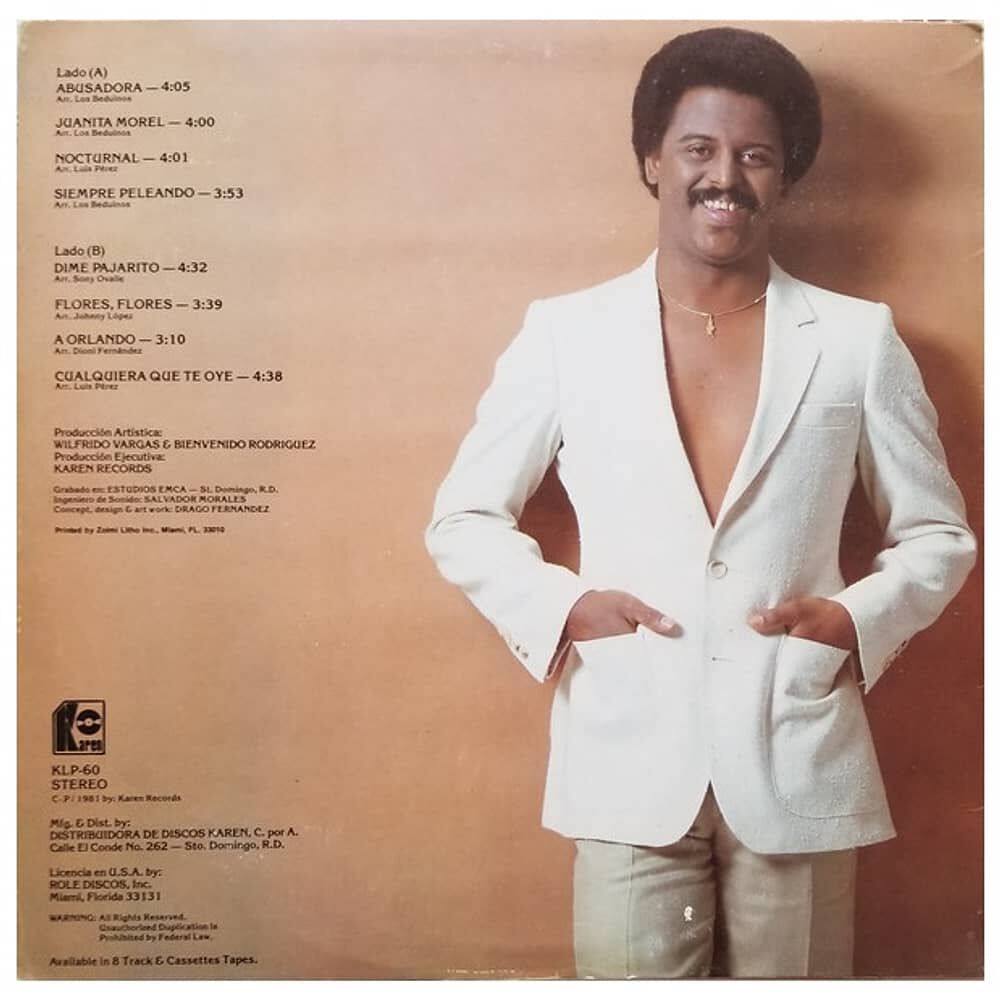 Wilfrido Vargas - Abusadora | Vinilo Usado image number 1.0