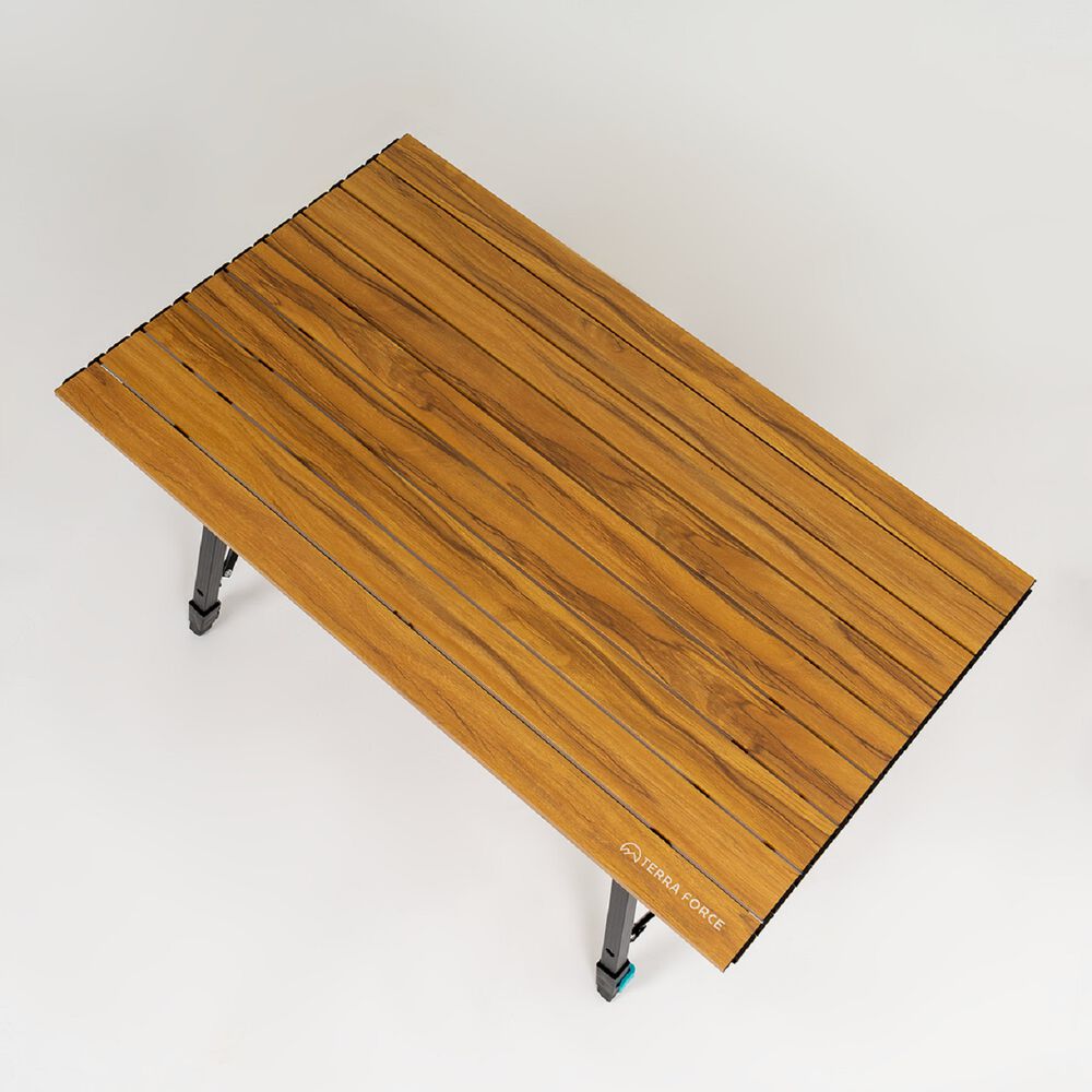 Mesa De Camping Altura Ajustable Colbún - Marrón image number 4.0
