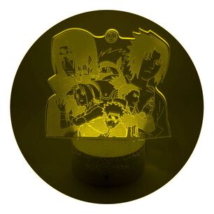 L&aacute;mpara 3d Aldea Oculta En La Hoja Konoha Naruto Shippuden