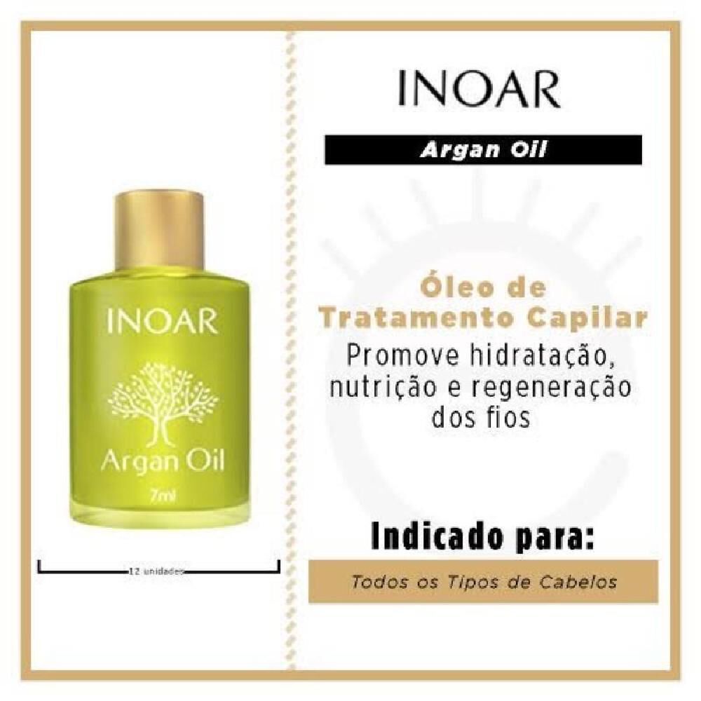 Aceite De Argan System Inoar 7ml Oro Marroqui Anti Frizz image number 1.0