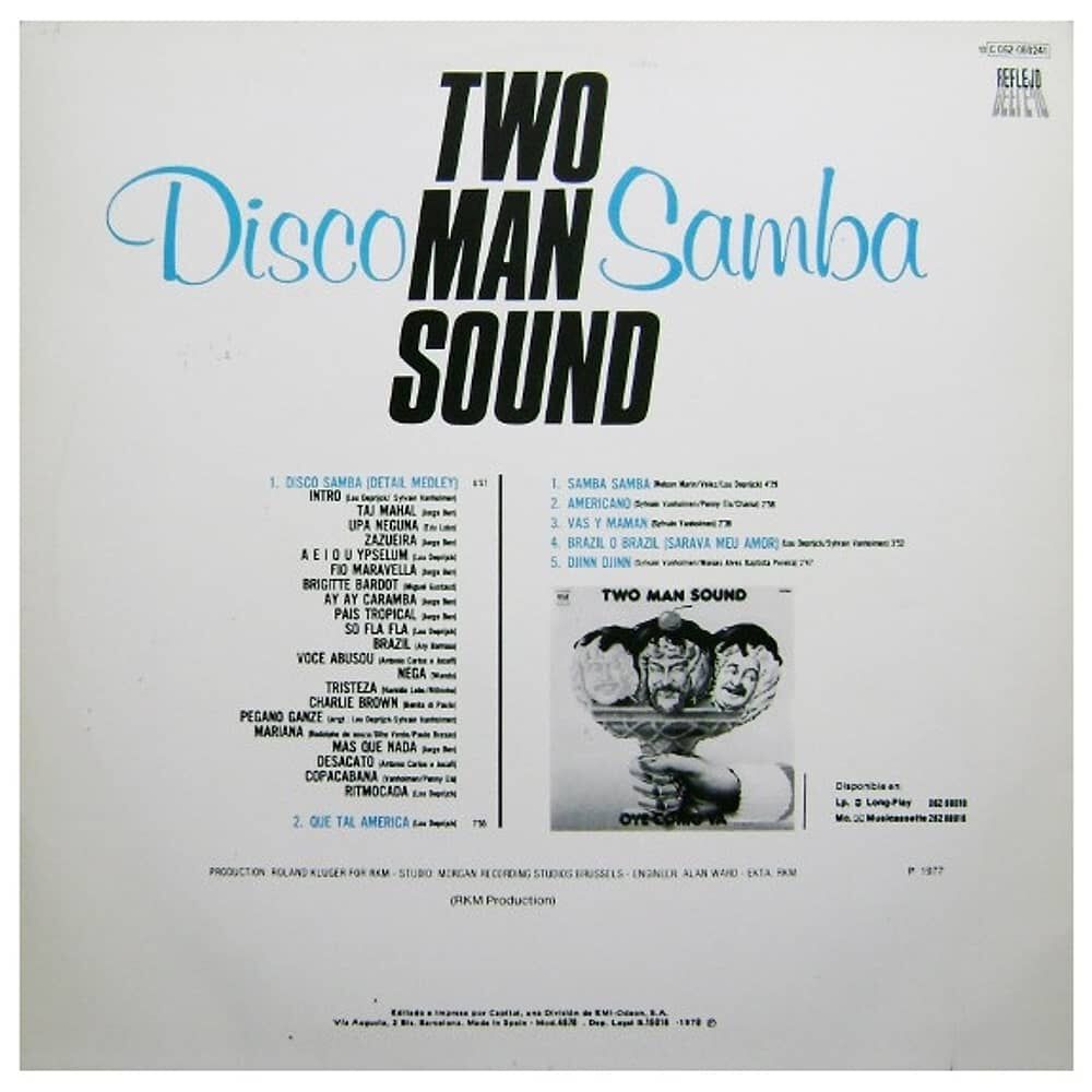 Two Man Sound - Disco Samba/que Tal America | Vinilo Usado image number 1.0