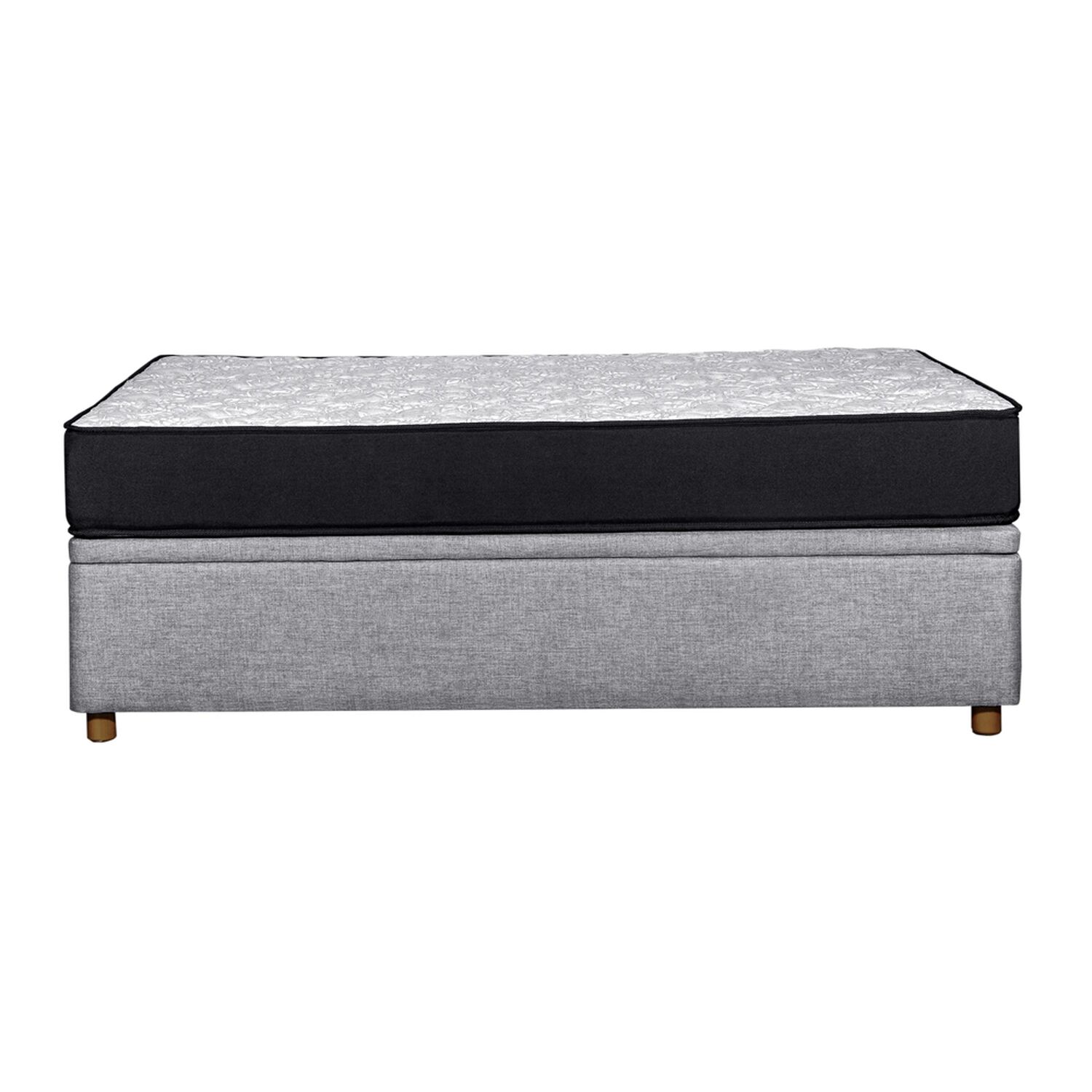 Cama Ba&uacute;l Mons Black / 2 Plazas / Base Dividida image number 4.0