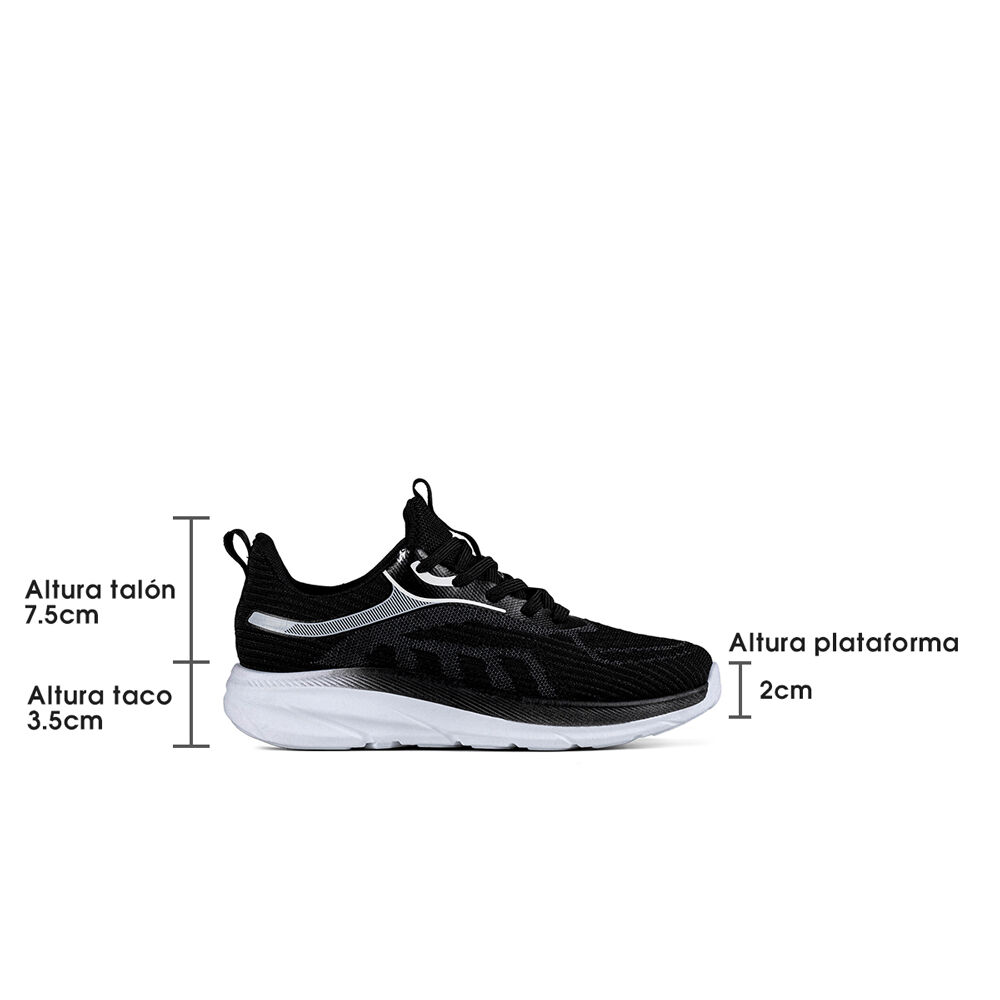 Zapatilla Deportiva Mujer Urbana Con Cordones Weide Tfa207 image number 4.0