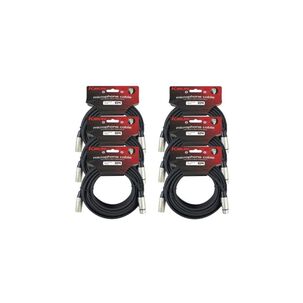 Pack6cable Micr&oacute;fono Serie C Xlr 10mkirlin Mpc6-280-10