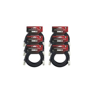 Pack6cable Micr&oacute;fono Serie C Xlr 10mkirlin Mpc6-280-10