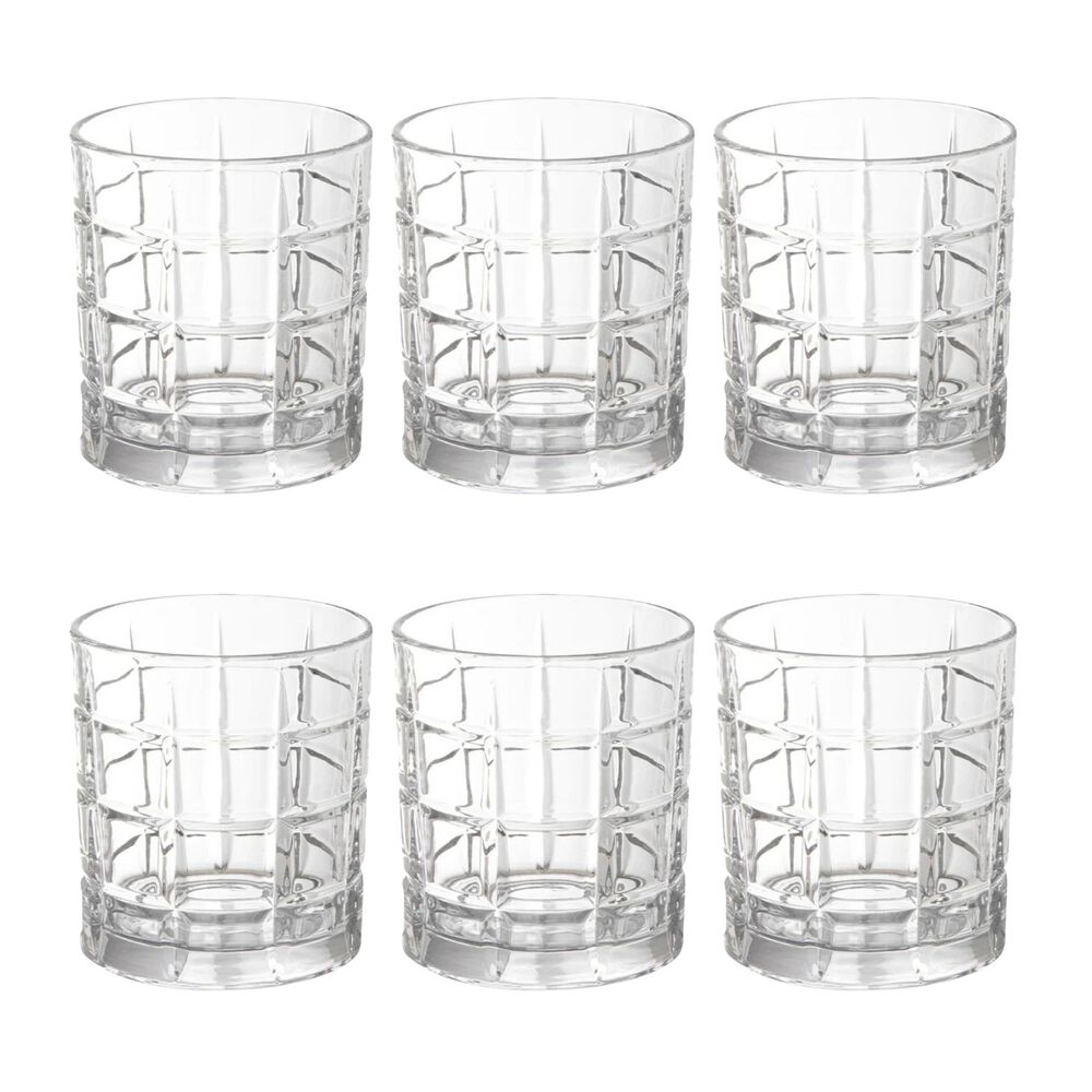 Set De 6 Vasos Bajos 350ml Modelo Glasgow Jugos Bebidas image number 0.0