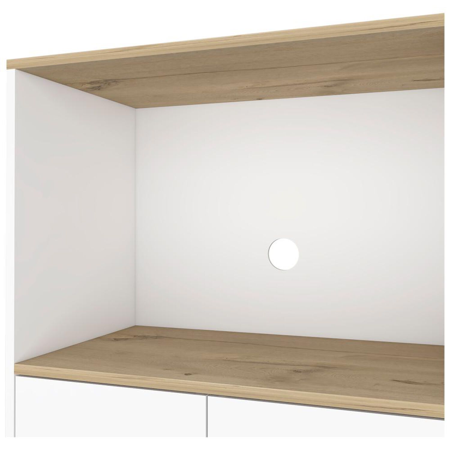 Mueble Microondas Tuhome Microondas Bi Color / 2 Puertas image number 8.0