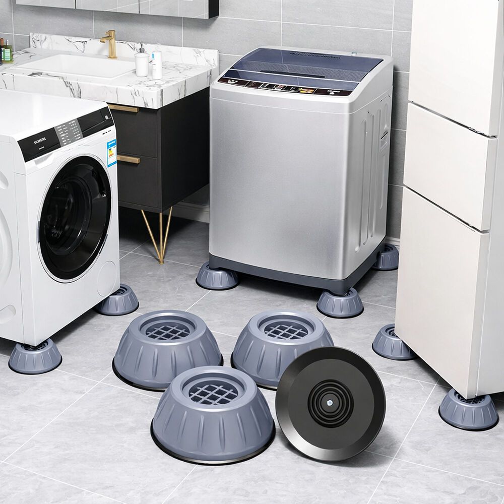 Pack 4 Almohadillas Bases Antideslizantes Soporte Lavadora image number 2.0
