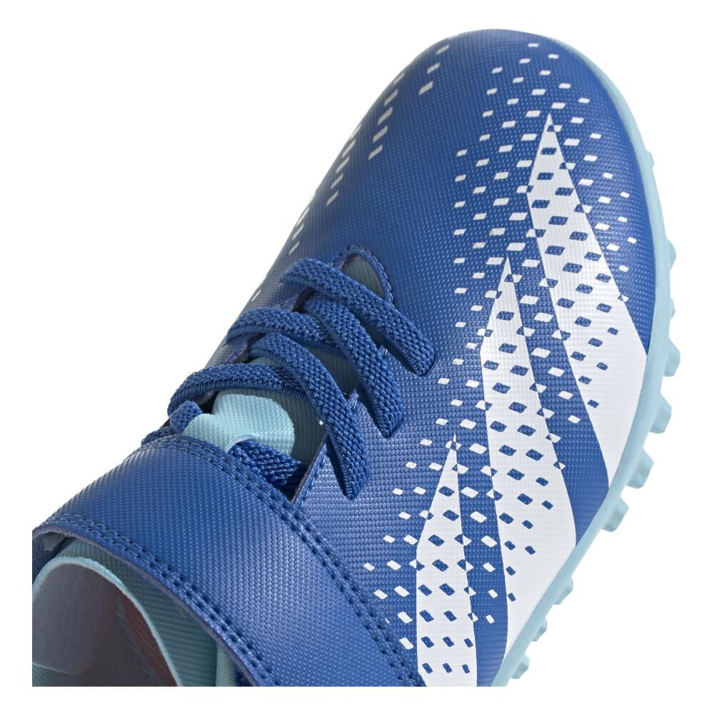 Zapatilla Fútbol Niño Adidas Predator Accuracy.4 H&l Tf J Azul image number 6.0