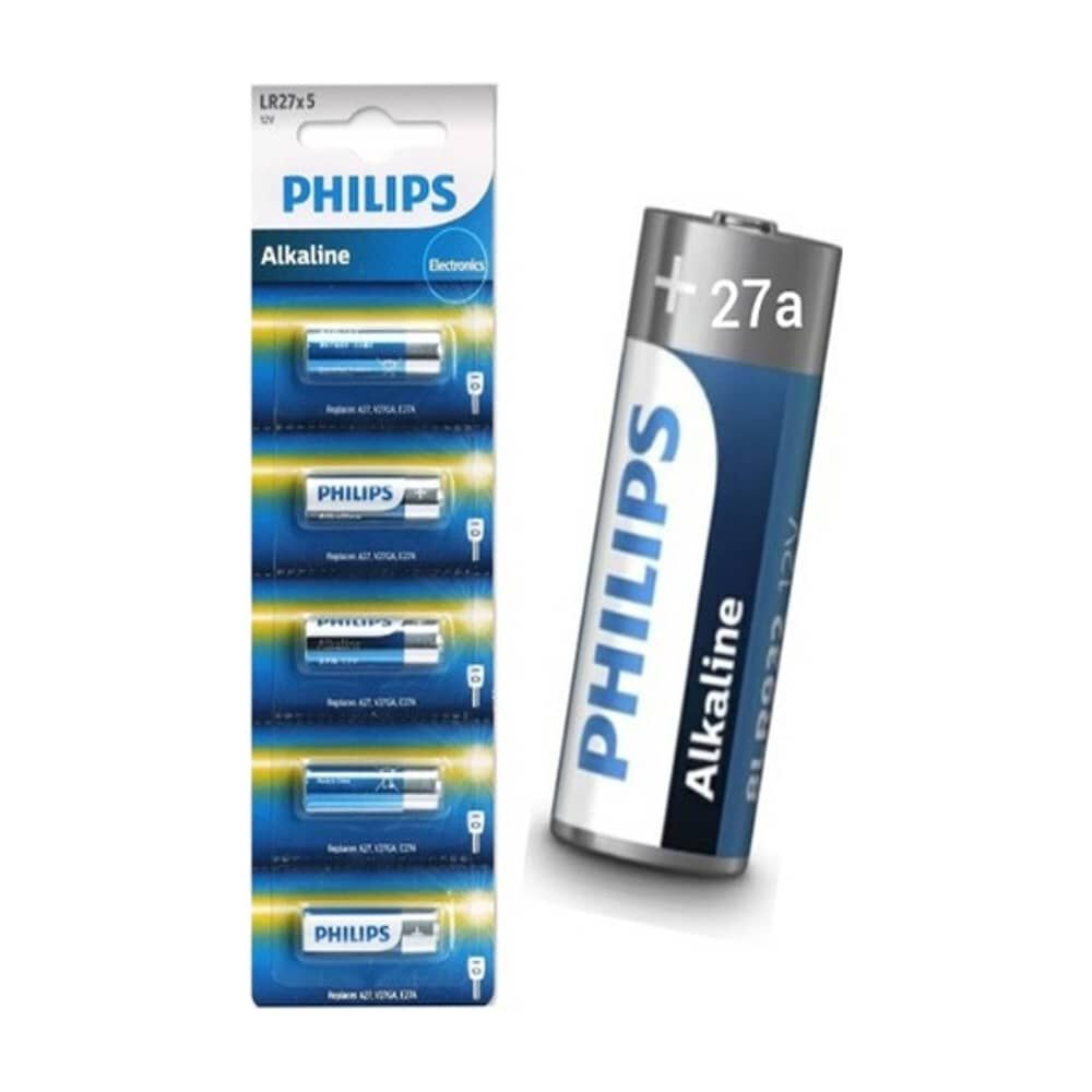 Pila Bater&iacute;a Para Control Philips A27 Pack De 5 Unidades image number 1.0