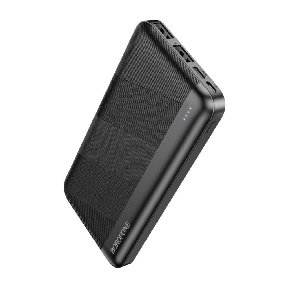 Power Bank Portatil 10000 Mah Negro Borofone 2 Usb Tipo C Micro Usb image number 2.0