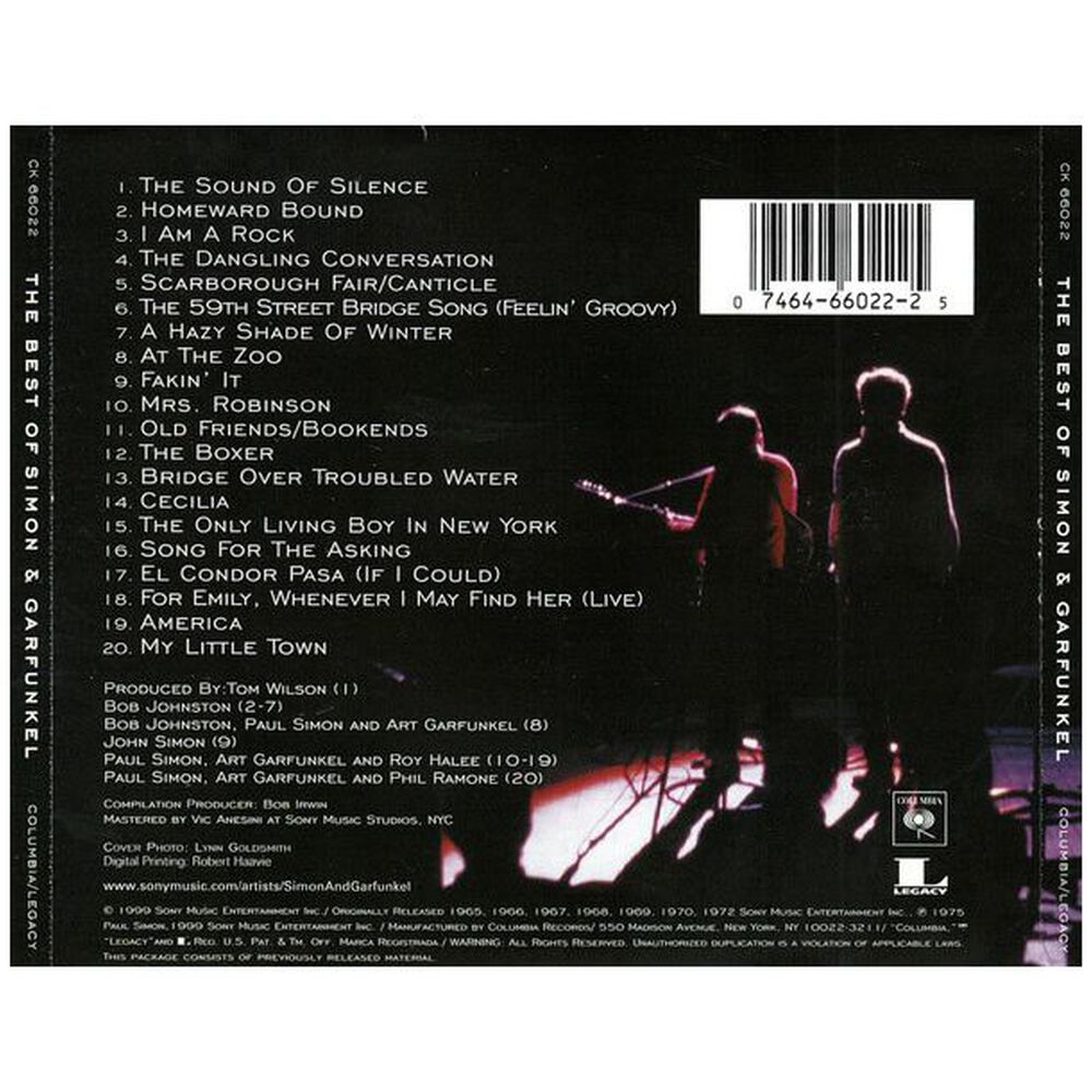 Simon & Garfunkel - Best Of | Cd image number 1.0