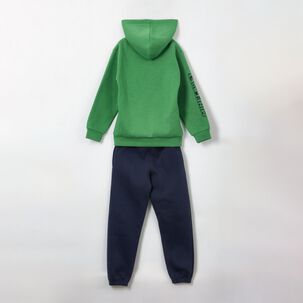 Conjunto Buzo Ni&ntilde;o Verde Build Create Explore Minecraft