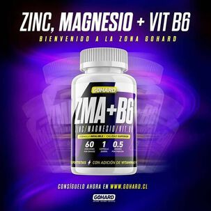 Zma + B6 - Gohard (zinc, Magnesio, Vitamina B6) - 60 C&aacute;psulas