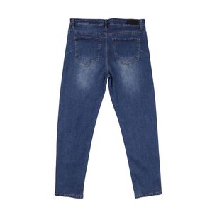 Jeans Cl&aacute;sico Tiro Medio Skinny Mujer Sexy Large
