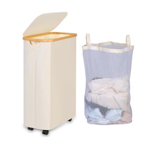 Cesto Ropa Sucia 75l Con Tapa Bolsa Extraible