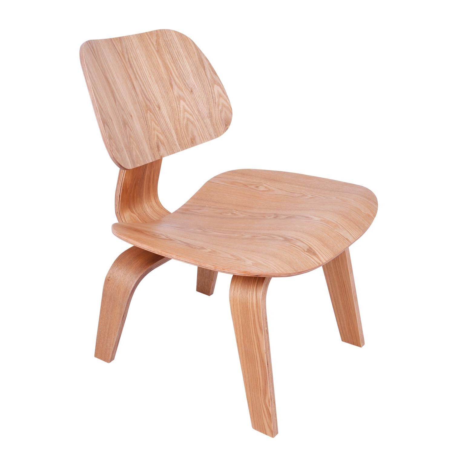 Silla Estilo Eames Madera Natural image number 0.0