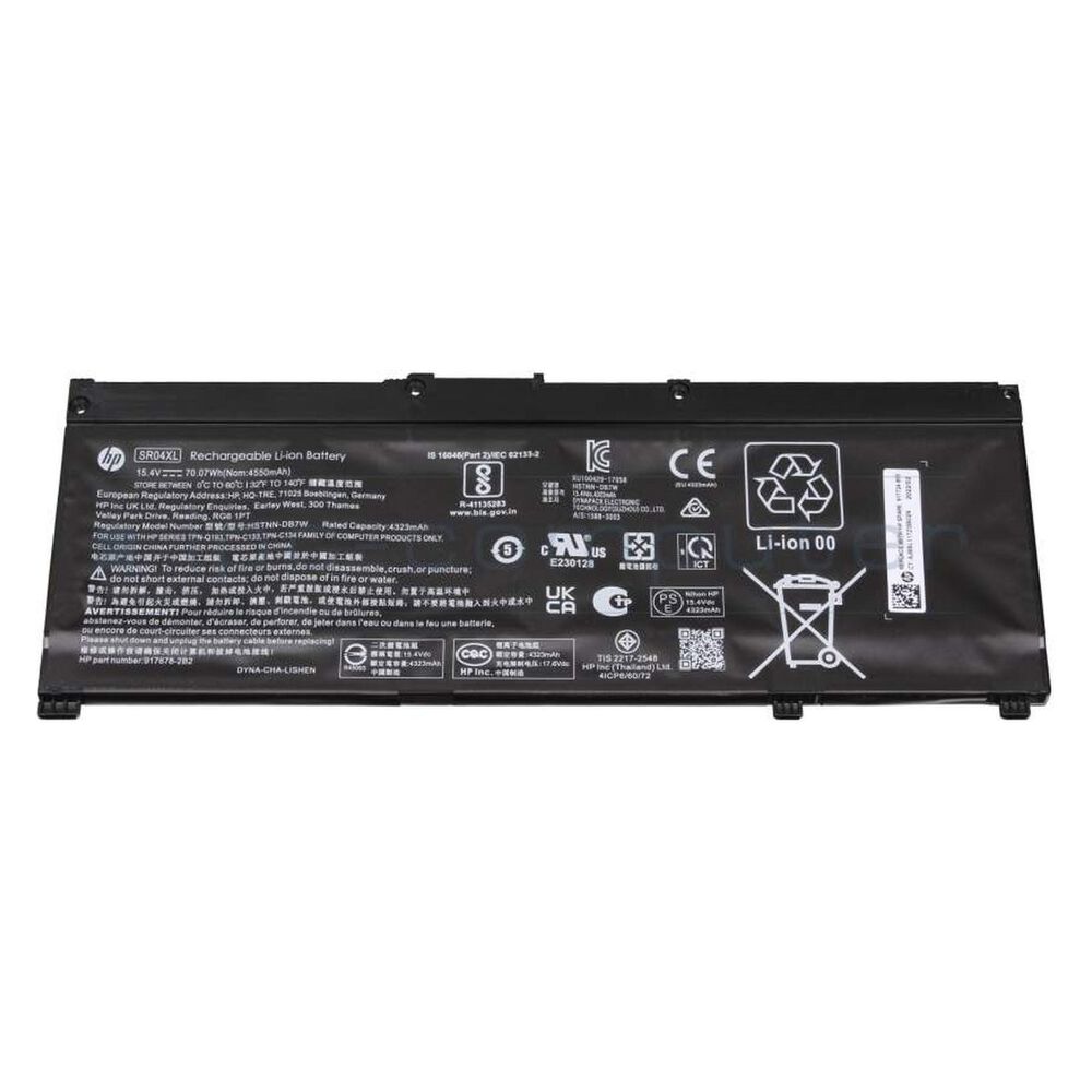 Bater&iacute;a 4c 70wh 4.55ah Lithium-ion Sr04xl image number 1.0