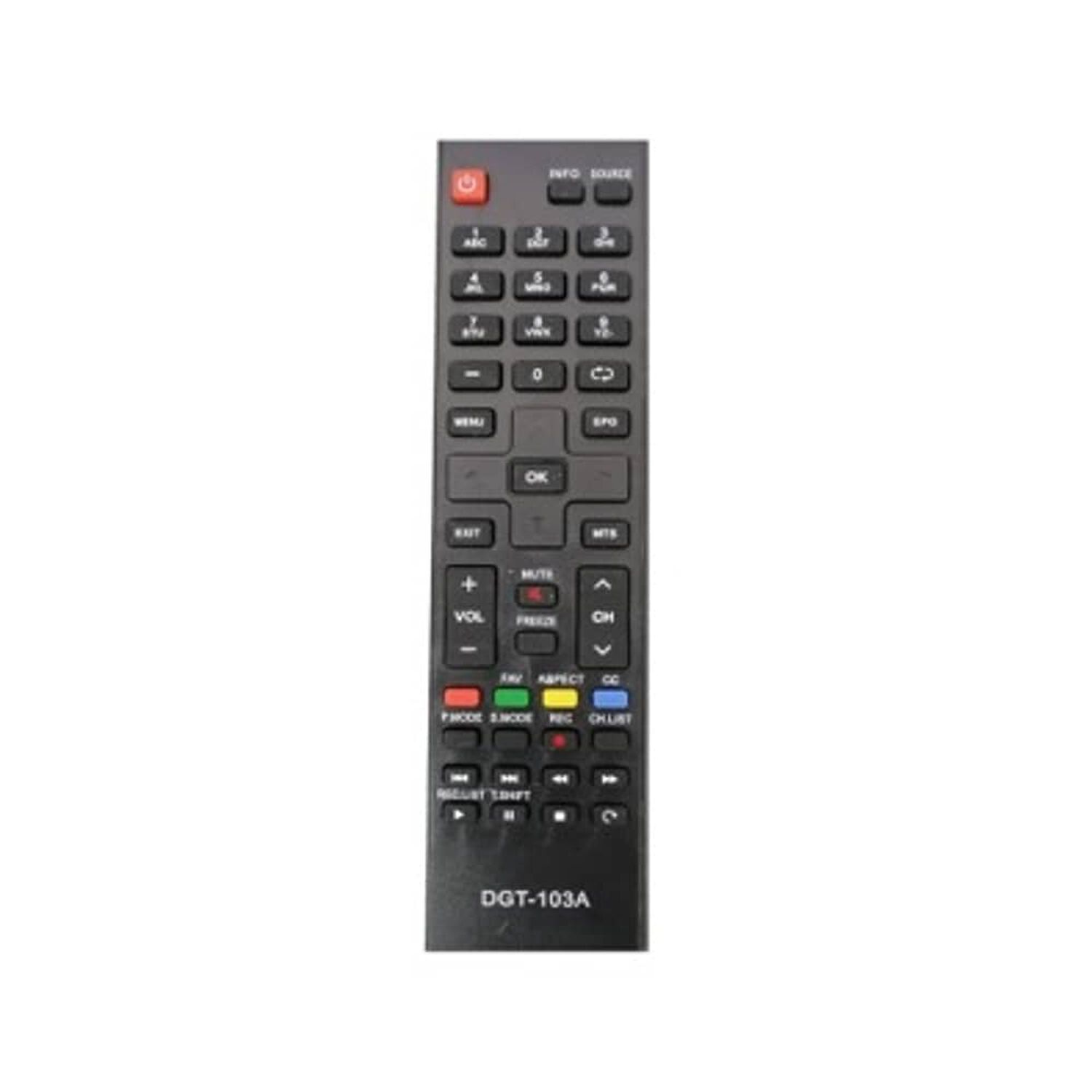 Control Remoto Para Daewoo Tv Antigua + Pilas Dgt-103a image number 0.0