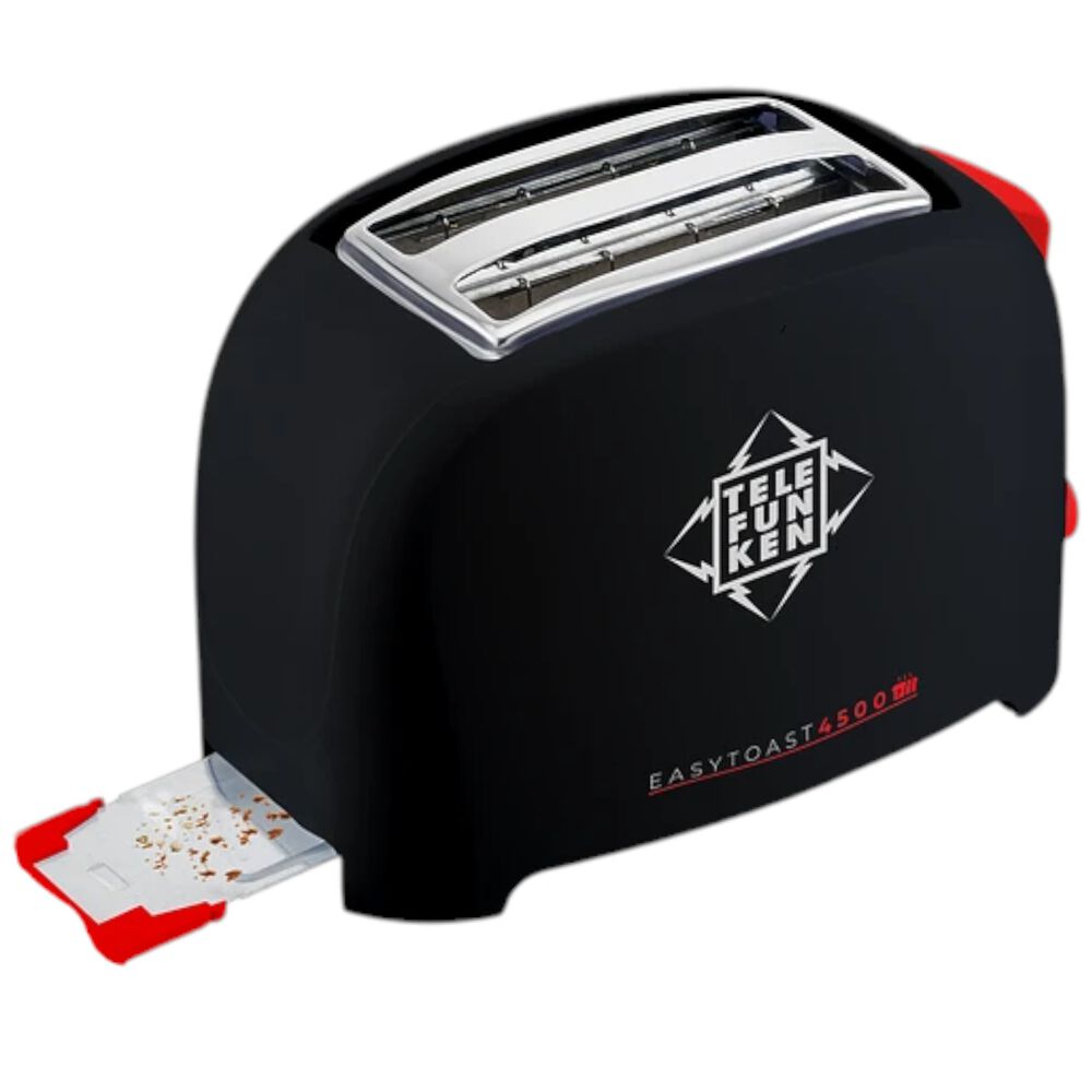 Tostador De Pan Eléctrico 900w Easy Toast 4500 Black (3en1) image number 1.0