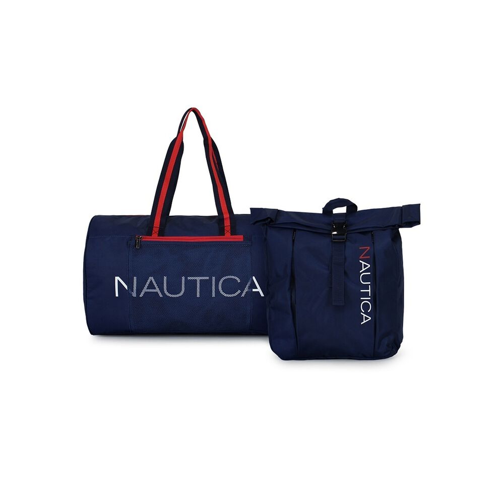 Bolso Aries + Mochila Bend Azul Nautica image number 6.0