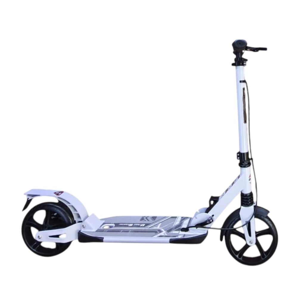 Scooter Monopat&iacute;n Ni&ntilde;os Adultos Con Freno Disco Blanco image number 2.0