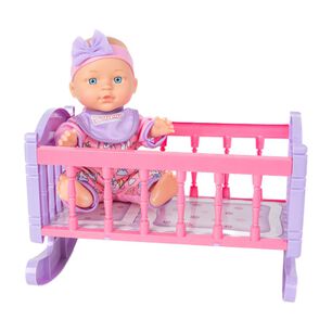 Mu&ntilde;eca Babydoll Bostecitos Abc 30cm W/3 Acc