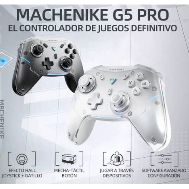 Control Joystick Inal&aacute;mbrico G5 Pro Blanco