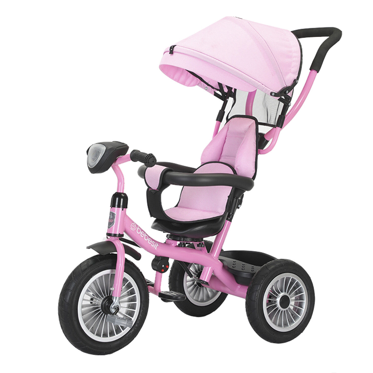 Triciclo Paseo Infantil 360 1326 Lx Rosado Bebesit image number 0.0