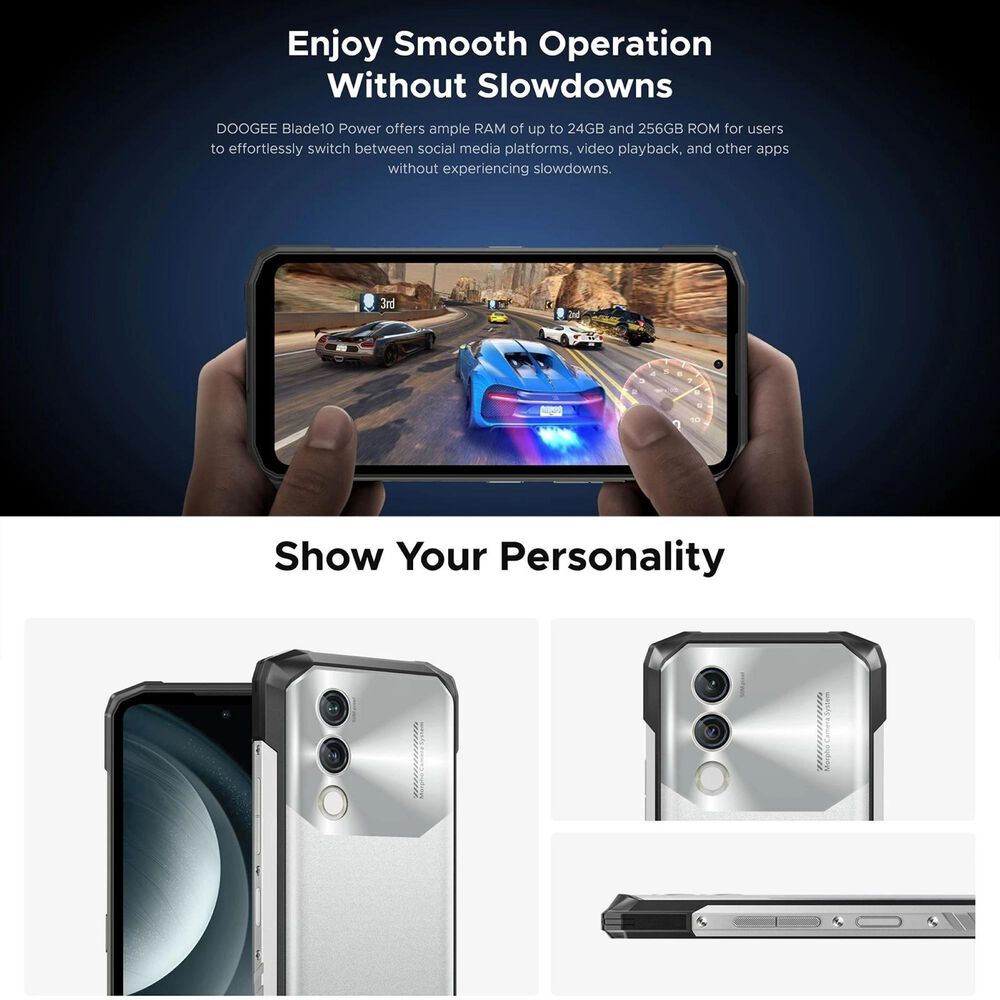 Doogee Blade 10 Power: Rugged Ip68, Android 14, 50mp, 10.300mah image number 7.0