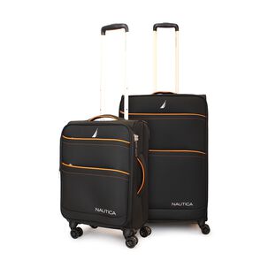 Pack 2 Maletas De Tela S+m Nautica Lisboa 10k Y 20k Negra