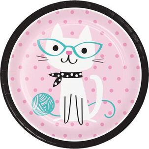 Set Cumpleaños Gato Kitty Cat Diva Purrfect Cotillón 6 Uni
