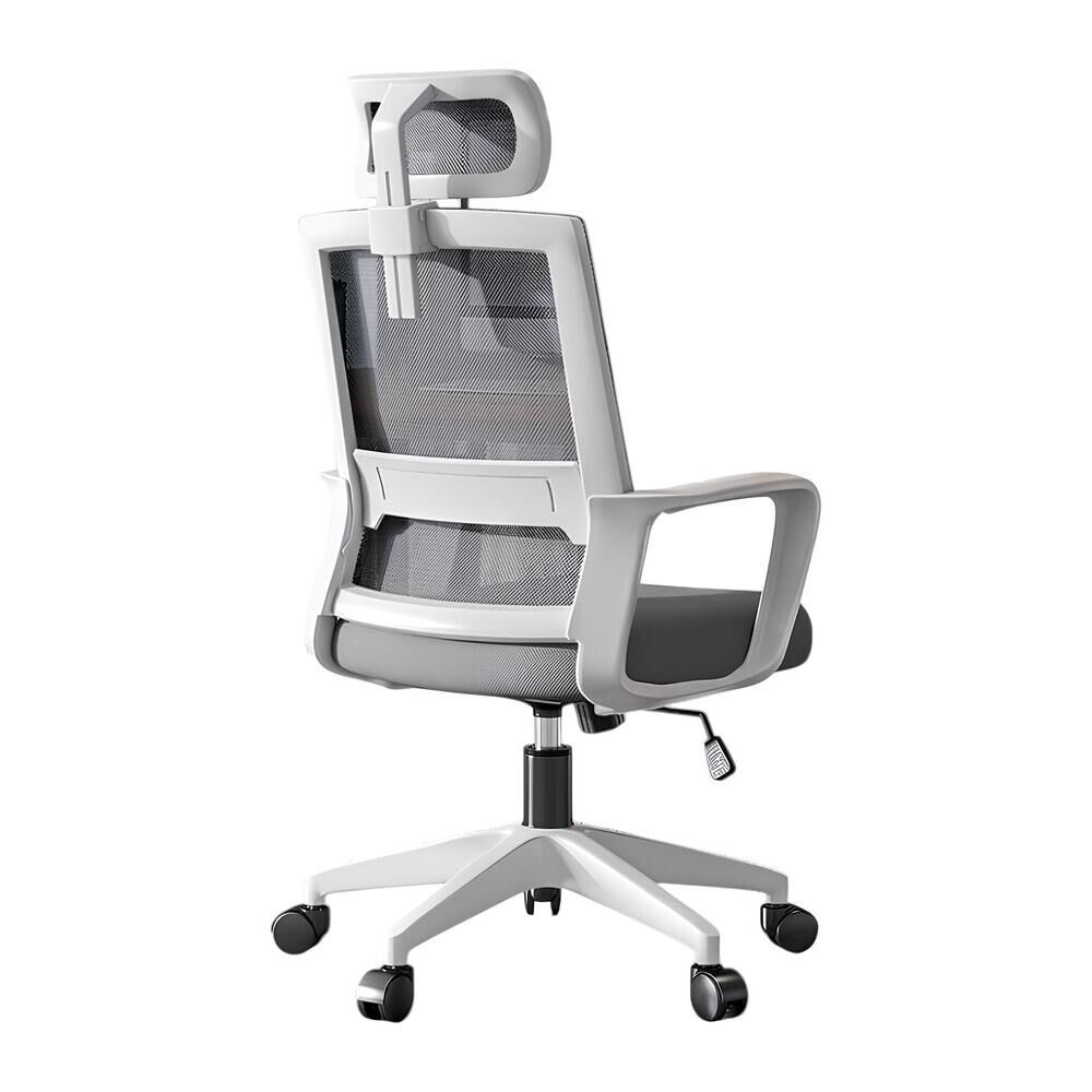 Silla De Escritorio Blanca Con Apoya Cabeza By Lubabycas image number 8.0