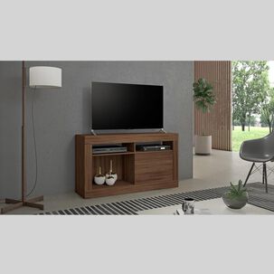 Rack Home Mobili Nogal Trend / Puerta Deslizante