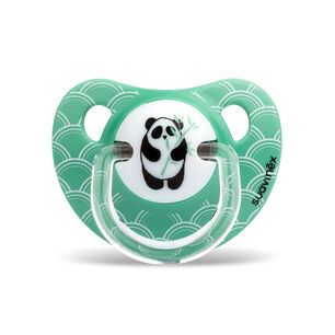 Chupete Anatomico Silicona 6-18m 2 Uni Panda Bambu Verde