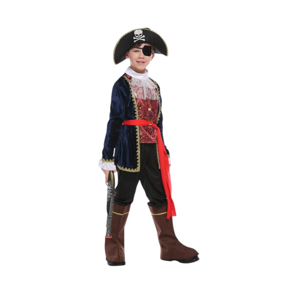 Disfraz Infantil Pirata Corsario Azul image number 2.0