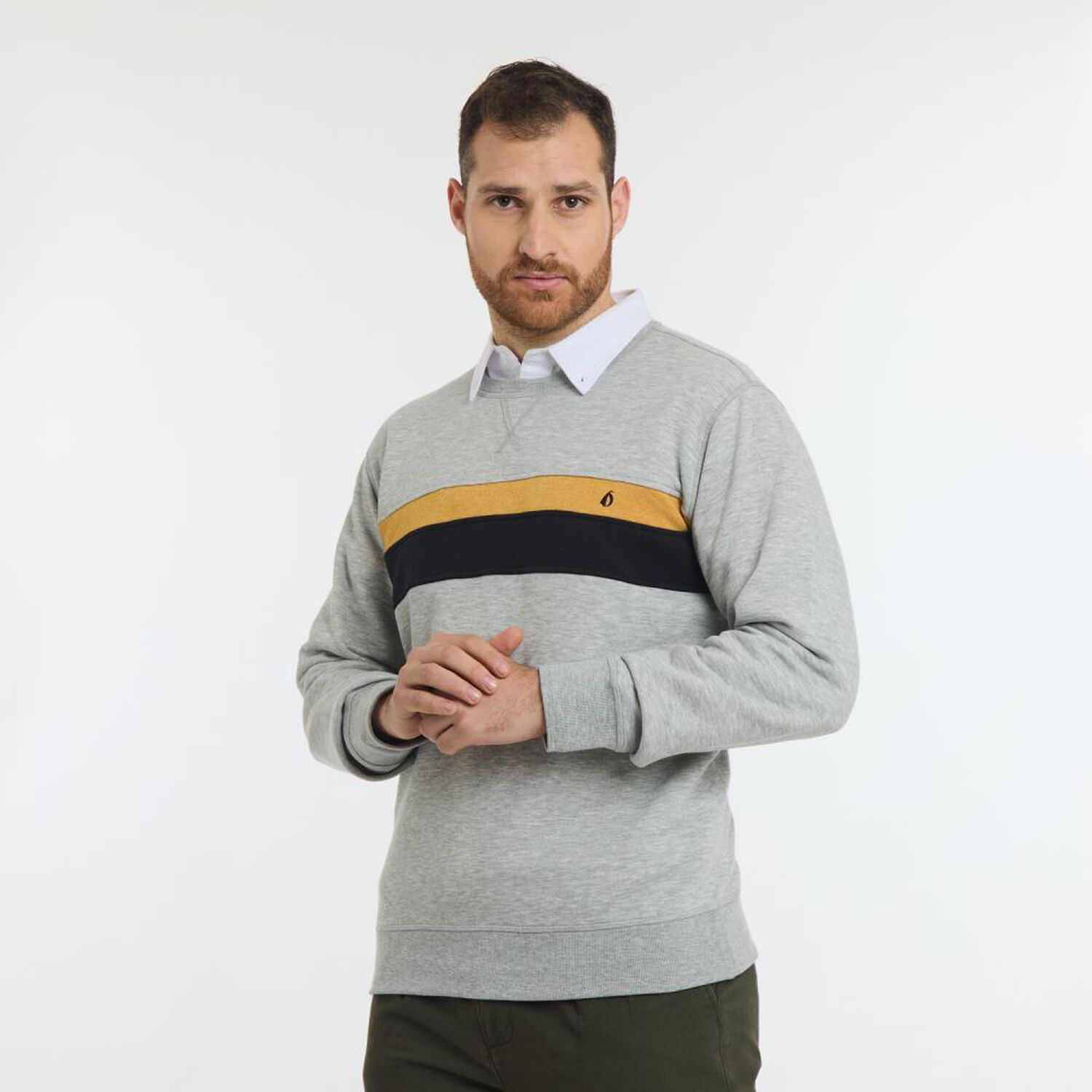 Poler&oacute;n Regular Cuello Redondo Hombre Herald image number 2.0