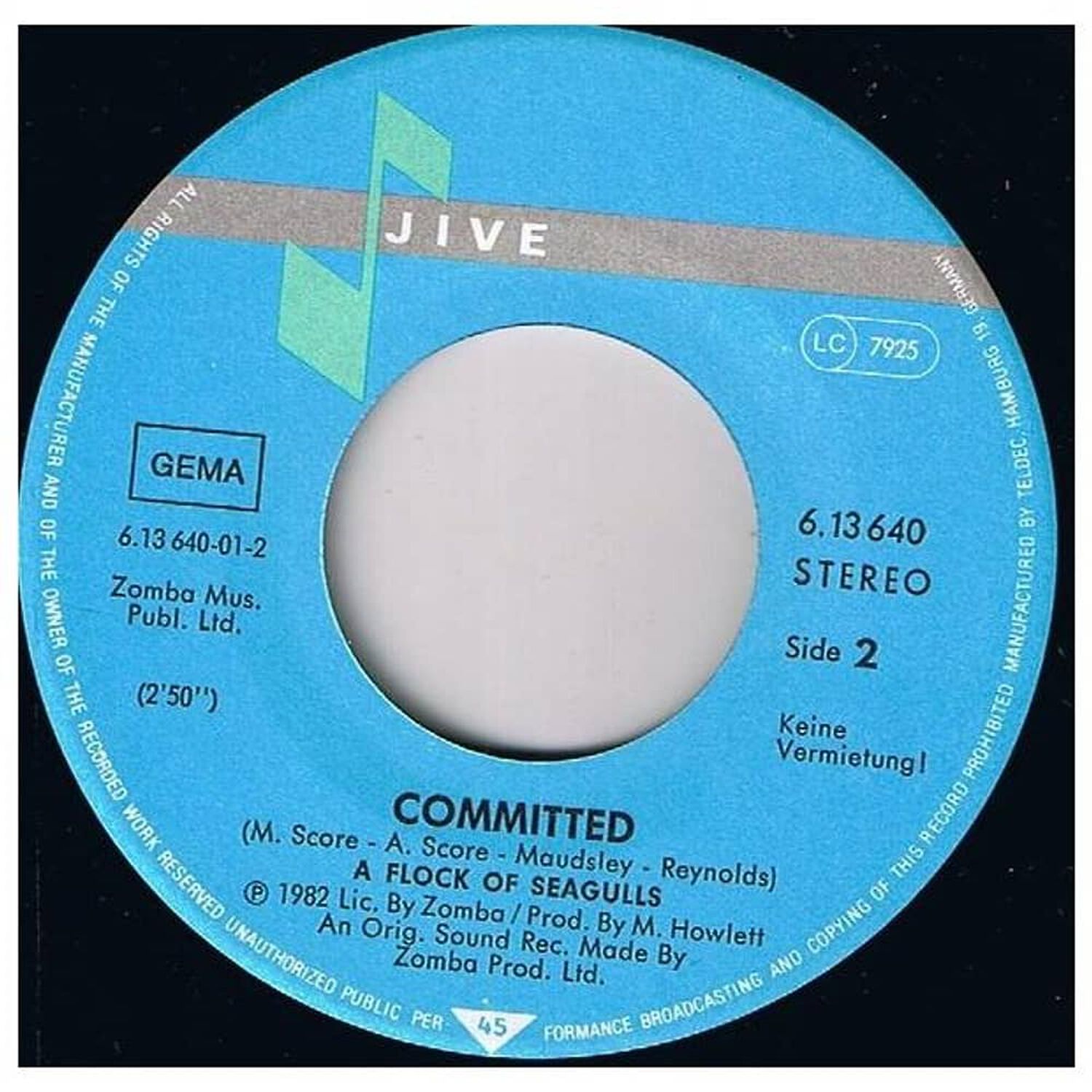 A Flock Of Seagulls - Wishing | 7'' Single Vinilo Usado image number 2.0