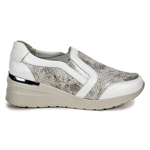 Zapatilla Cuero Ibbie Blanco