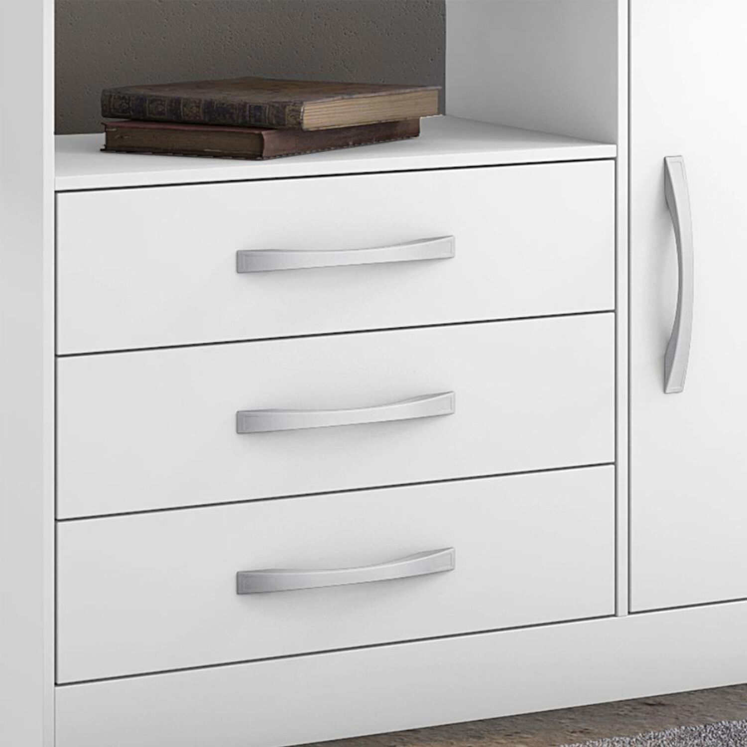 Comoda Home Mobili Valle / 1 Puerta / 3 Cajones image number 2.0