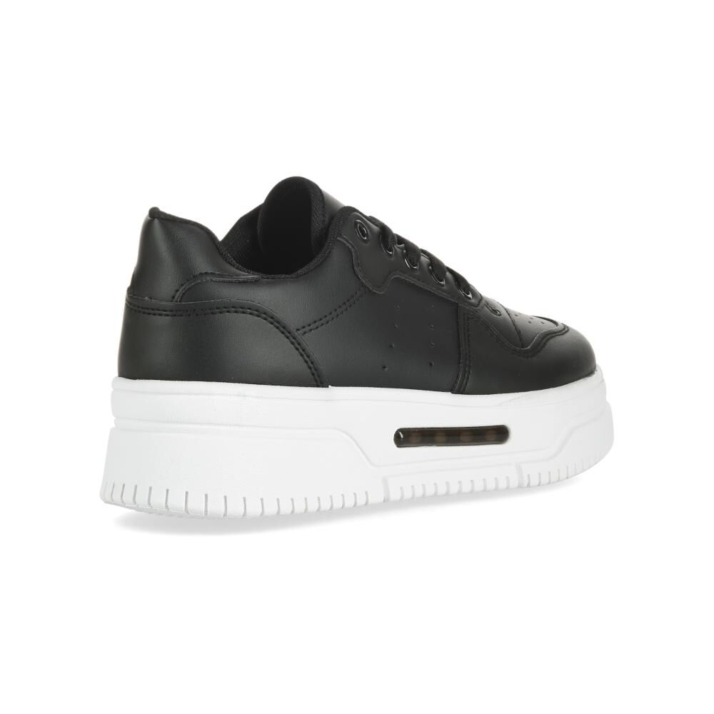Zapatilla Urbana Mujer Sormani Negro/Blanco image number 3.0