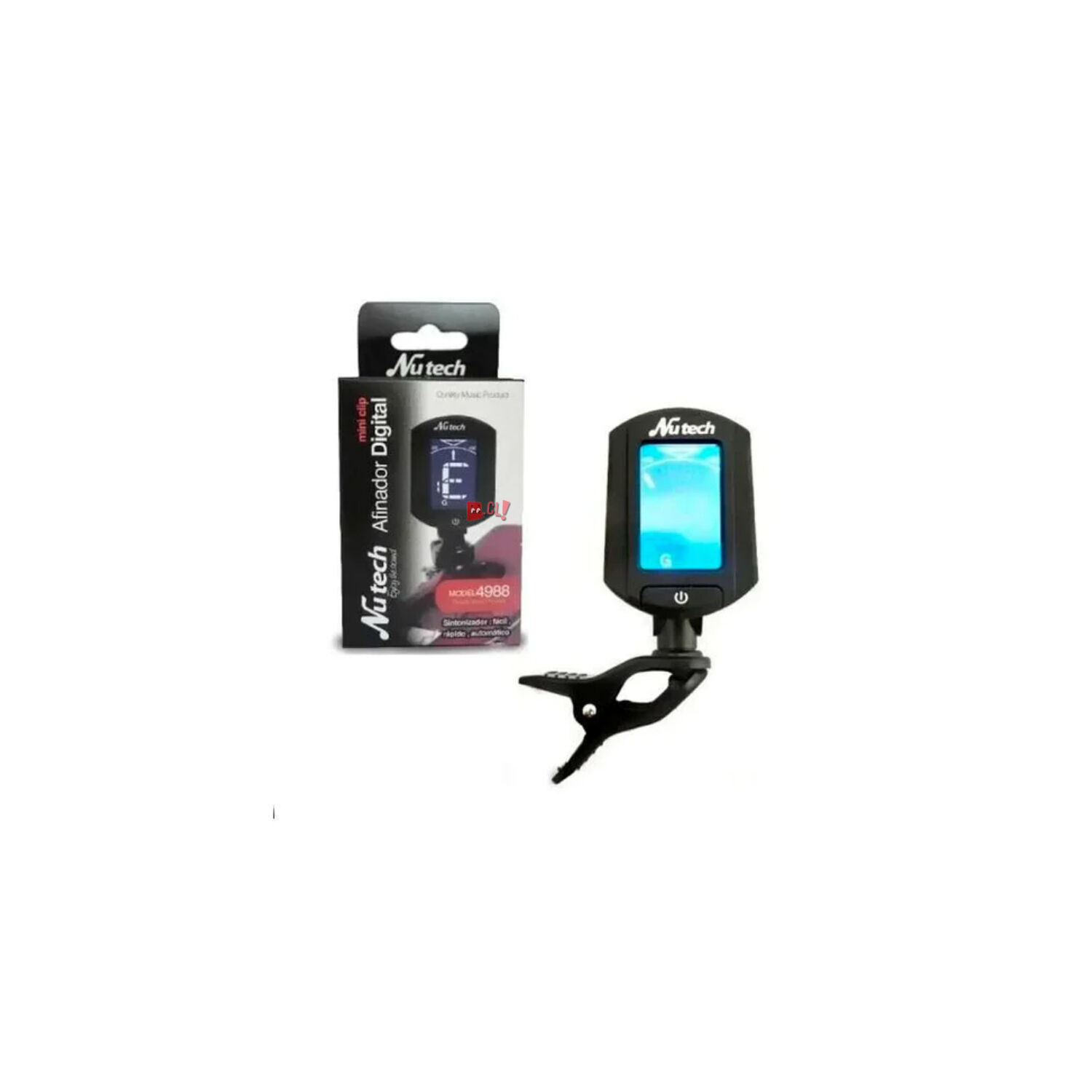 Afinador Crom&aacute;tico Clip Mini Nutech - Ps image number 1.0