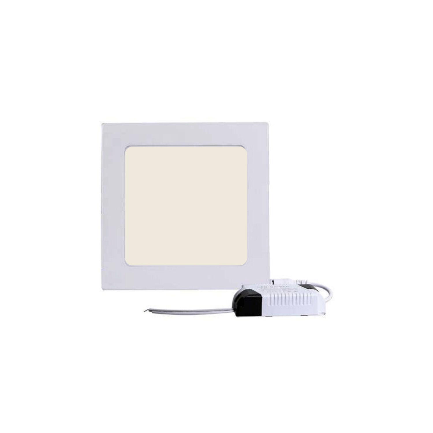 Foco Panel Plaf&oacute;n Led Amarillo Cuadrado 24w 2200l&uacute;menes - Ps image number 0.0