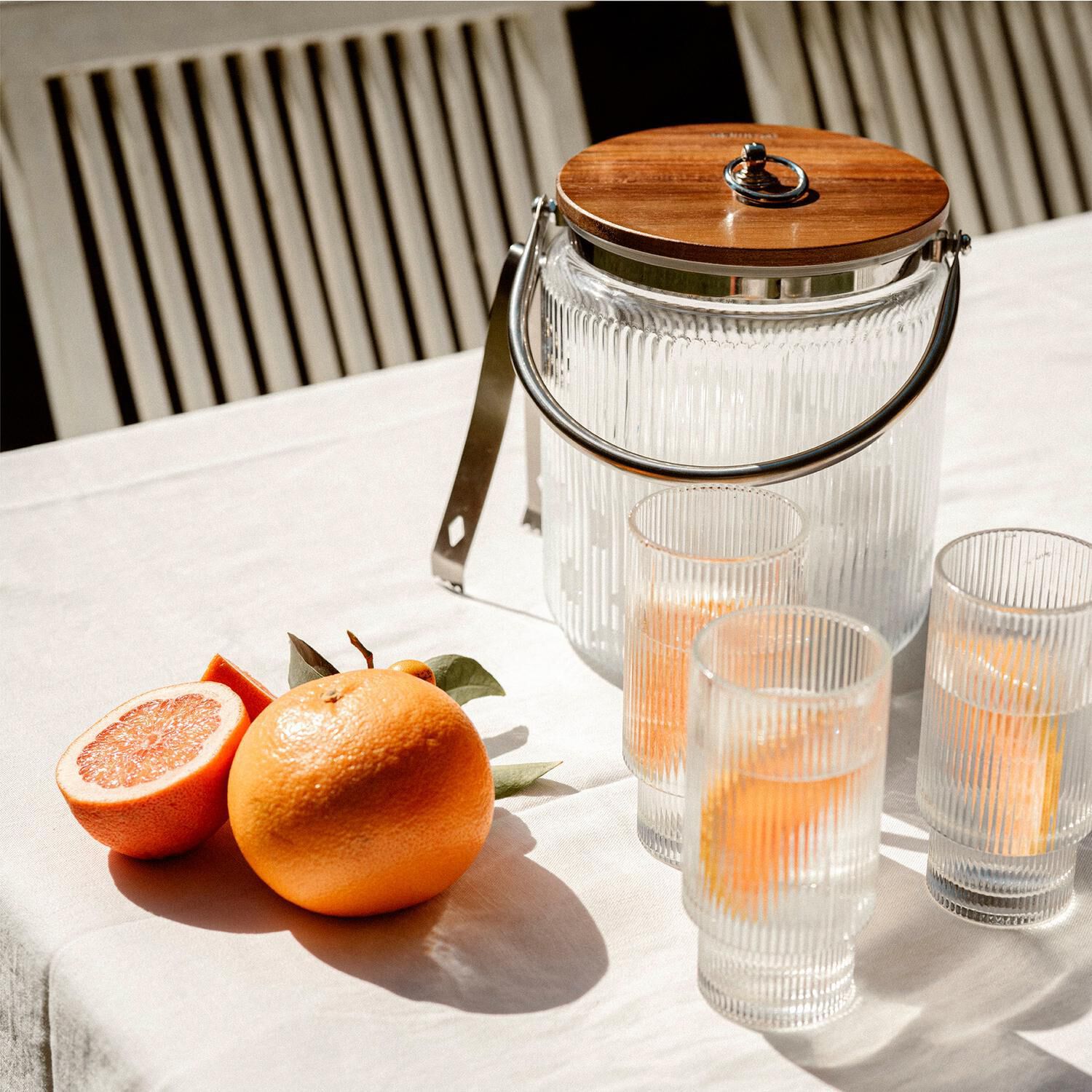 Set 6 Vasos Largo Vintage Charlotte 350ml Simplit image number 6.0