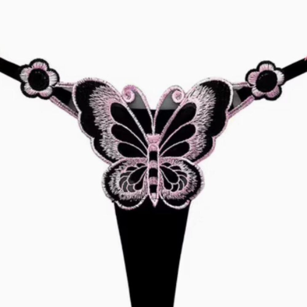 Colaless Bordado Mariposa, Cinta Ajustable Lenceria Exotica image number 23.0