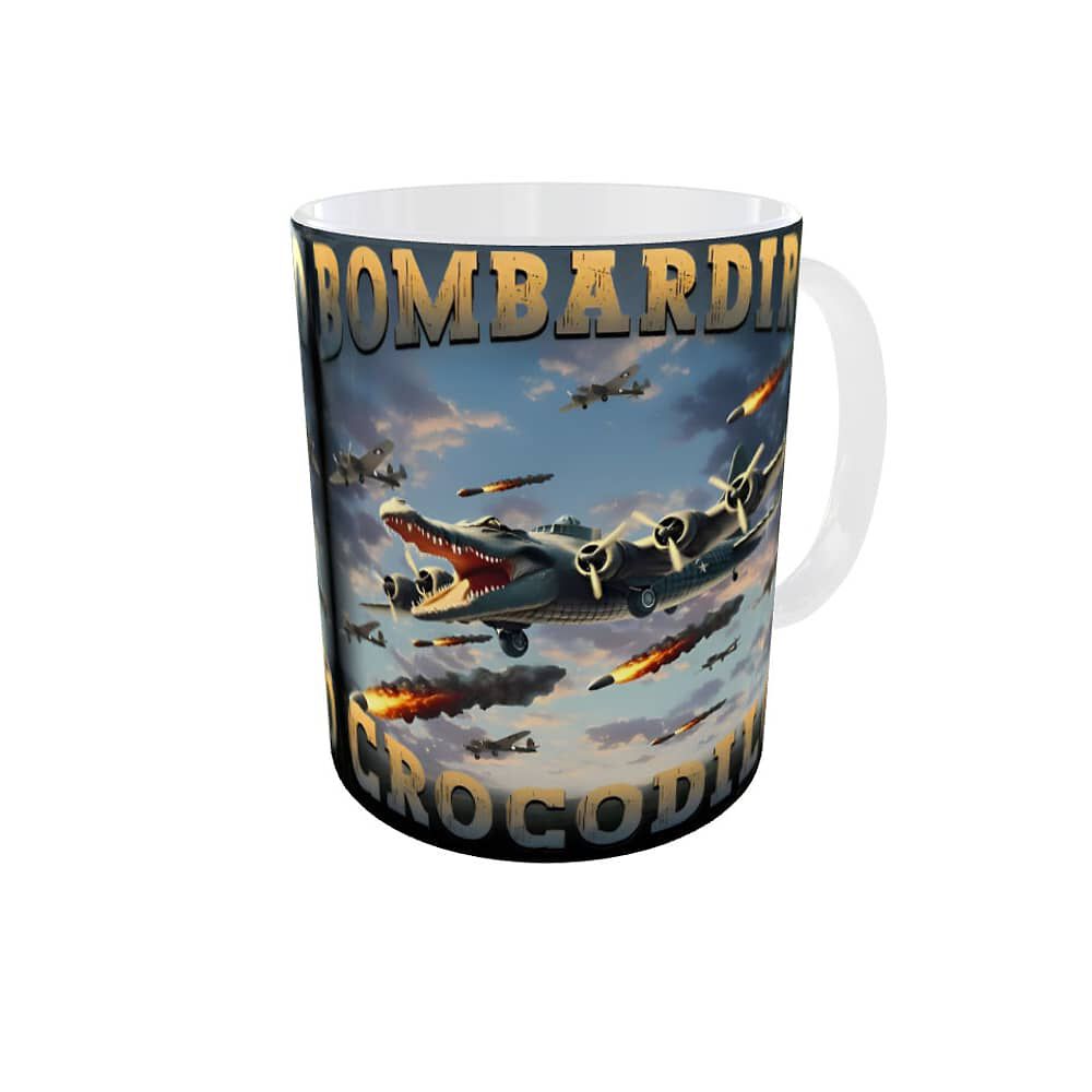 Taza Bombardiro Crocodilo Regalo Dise&ntilde;o &Uacute;nico 325 Ml image number 4.0