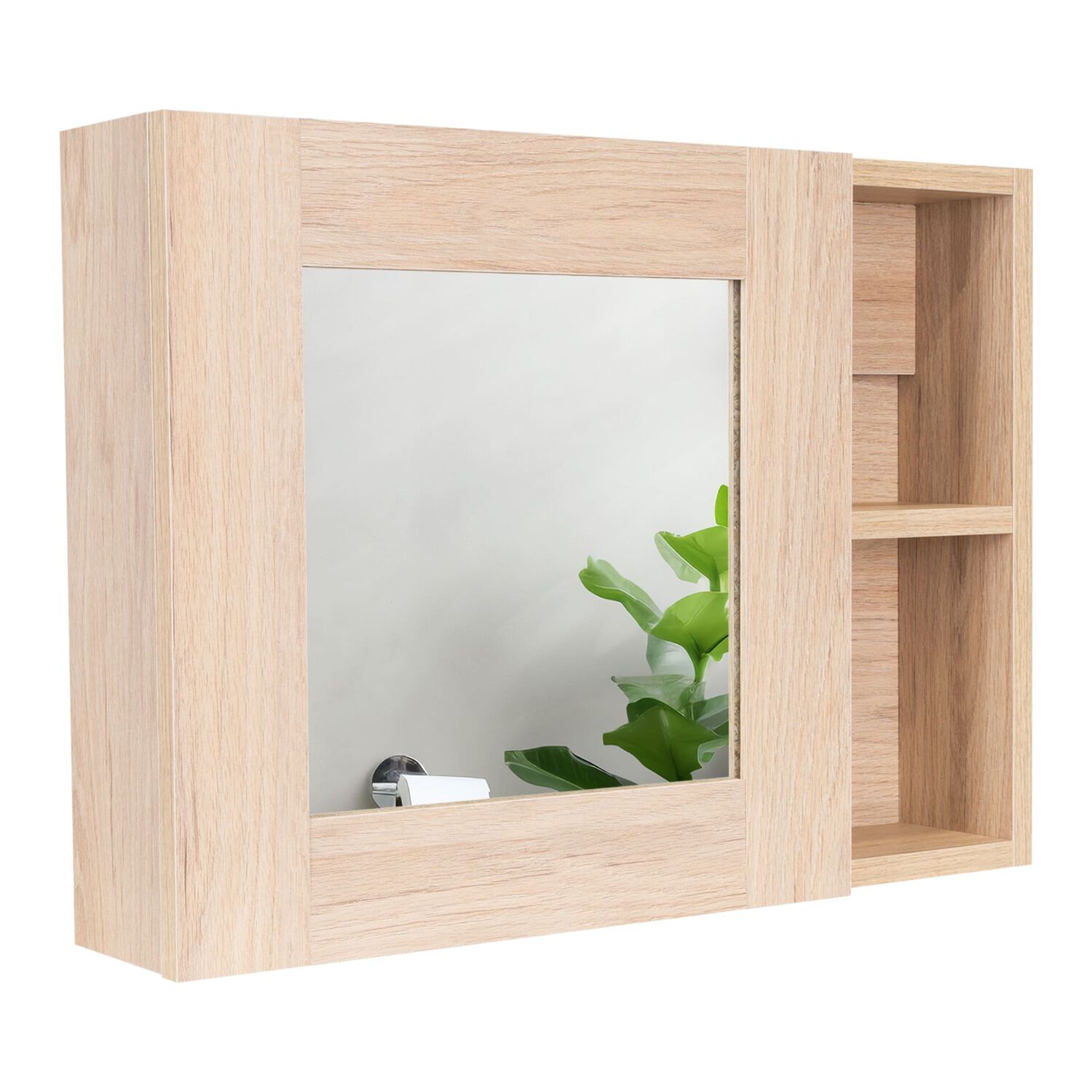 Botiquin 1 Puerta 40x55x12.1 Cm Caf&eacute; Claro image number 0.0